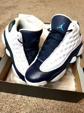 Air Jordan 13 Retro Navy/White (GS 5Y / Women’s 6.5) Worn Once w/ Box